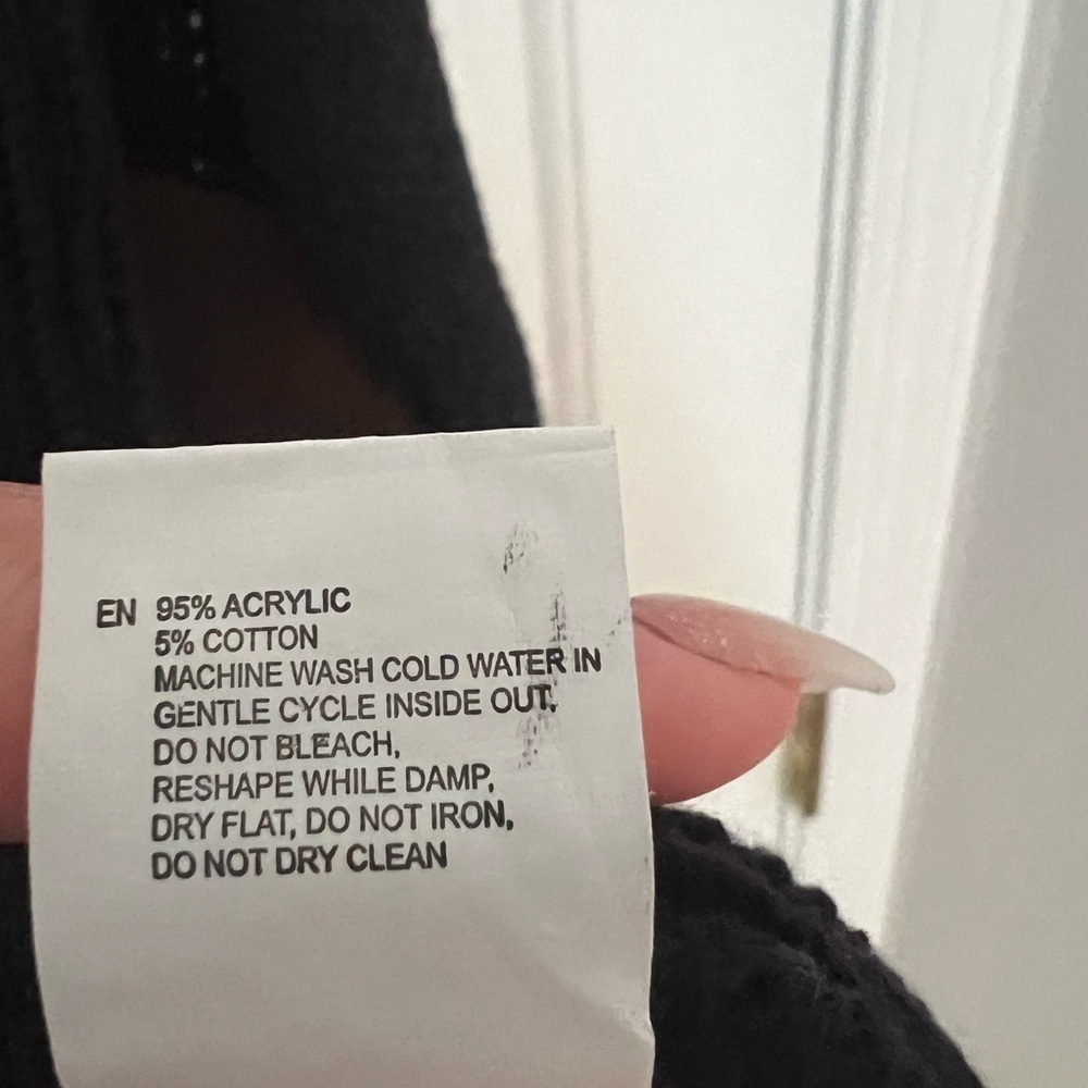 Women's Black layering  Sweater with Button Detail - Picture 4 of 5